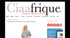 Desktop Screenshot of ciaafrique.com