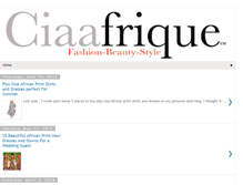 Tablet Screenshot of ciaafrique.com